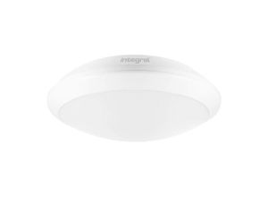 5055788229629 - Integral Led Lighting - Integral - led Flush Deckenleuchte Schott 24W 4000K 2500lm IK10 Mattweiß IP66