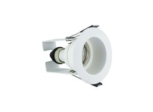 5055788236542 - Integral - LED Brandschutz Downlight Einbau Weiß Isolationsschutz   GU10 Halter Weiß IP65