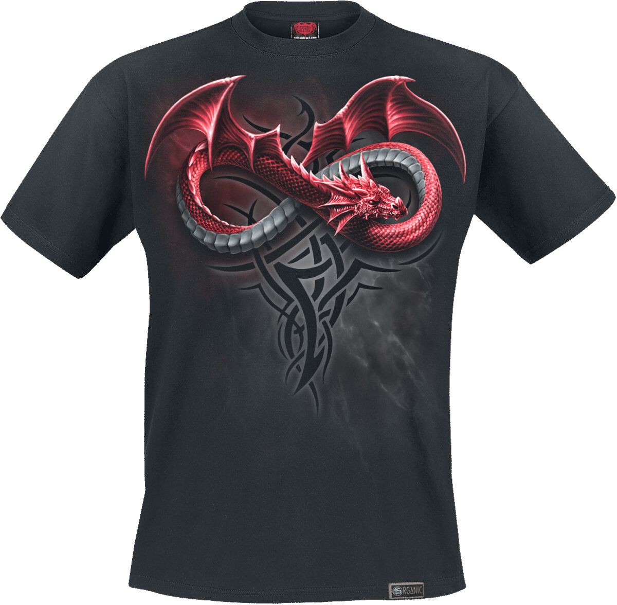 5055800678992 - Infinity Dragons T-Shirt schwarz in XXL