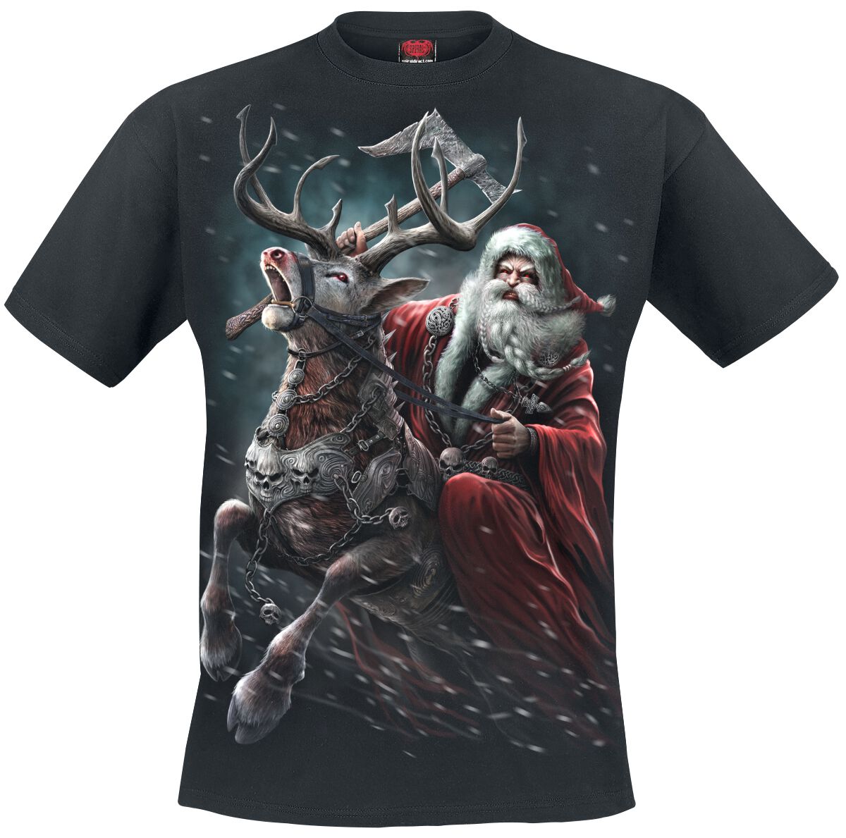 5055800686515 - Sleigher T-Shirt schwarz in 3XL