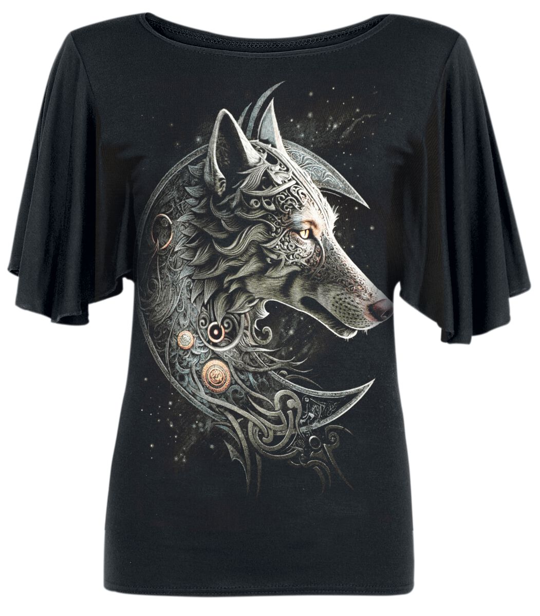 5055800692295 - Celtic Wolf T-Shirt schwarz in L