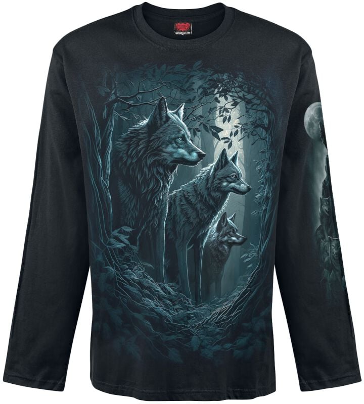 5055800696248 - Forest Guardians Langarmshirt schwarz in XXL