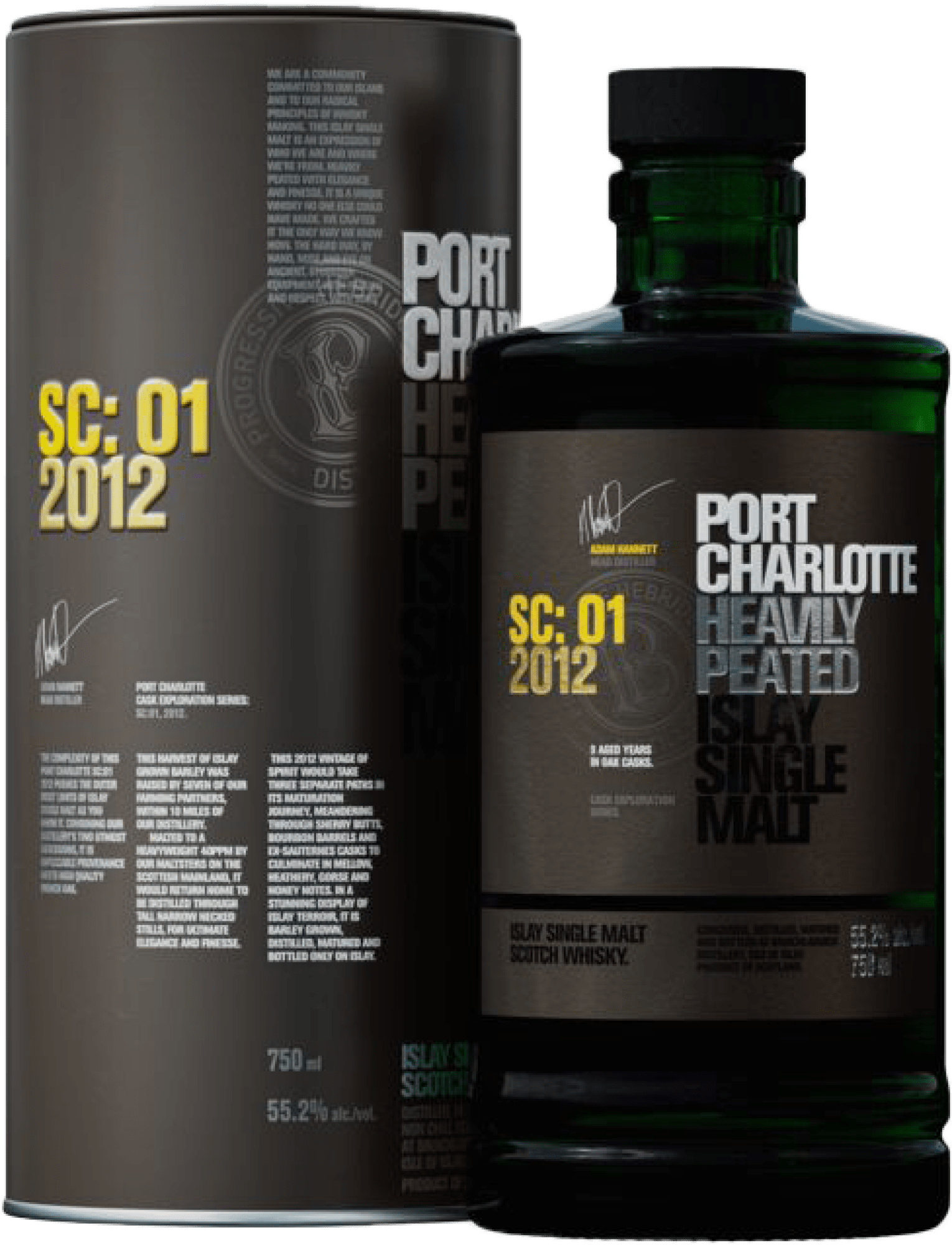 5055807414586 - 2012 Port Charlotte »SC01« Islay Single Malt Scotch Whisky