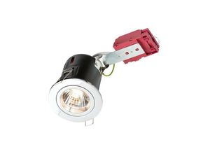 5055832914990 - Knightsbridge - Fixed GU10 ic Brandschutz-Downlight in Chrom 230V 50W