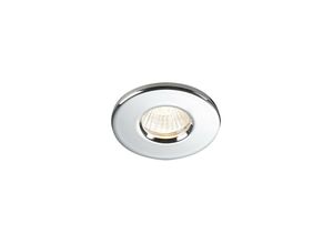 5055832930433 - Badezimmer Einbau Downlight - Chrom IP65 GU10 - Knightsbridge