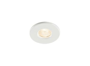 5055832930440 - Badezimmer Einbau Downlight - Weiß IP65 GU10 - Knightsbridge