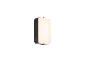 5055832931478 - Knightsbridge - led Sicherheitsausstattung Schott Schwarz Basis mit Opal Diffusor Cool White 4000K 230V IP54 5W