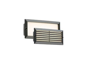 5055832943952 - Knightsbridge - White led Einbauleuchte - Black Fascia 230V IP54 5W