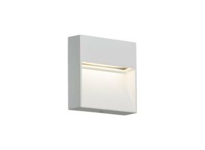 5055832951612 - Knightsbridge - led Square Wand-   Führungsleuchte - Weiß 230V IP44 2W