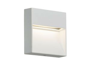 5055832951735 - Led Square Wand-   Führungsleuchte - Weiß 230V IP44 4W - Knightsbridge