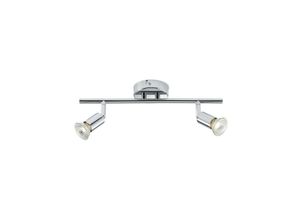 5055832956822 - Knightsbridge - Twin Bar Spotlight - Chrom 230V GU10