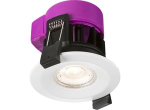 5055832981725 - Knightsbridge - Downlight led Dimmable Coupe-feu 3000K 230V IP65 6W