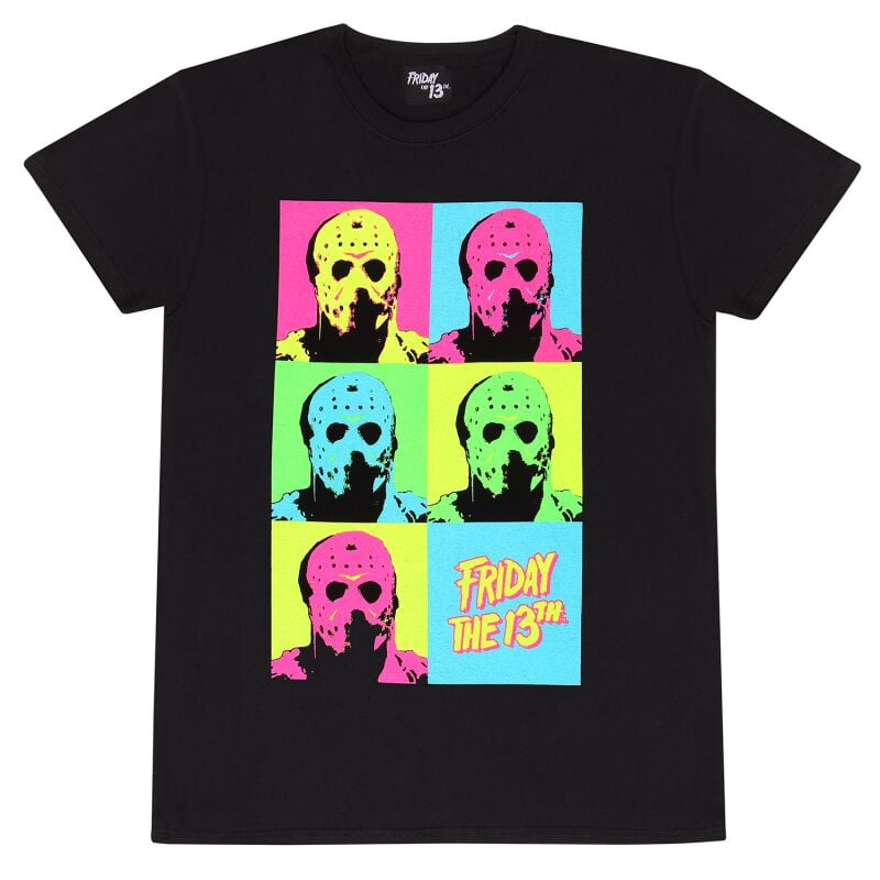 5055910355028 - Jason Pop Art T-Shirt schwarz in S