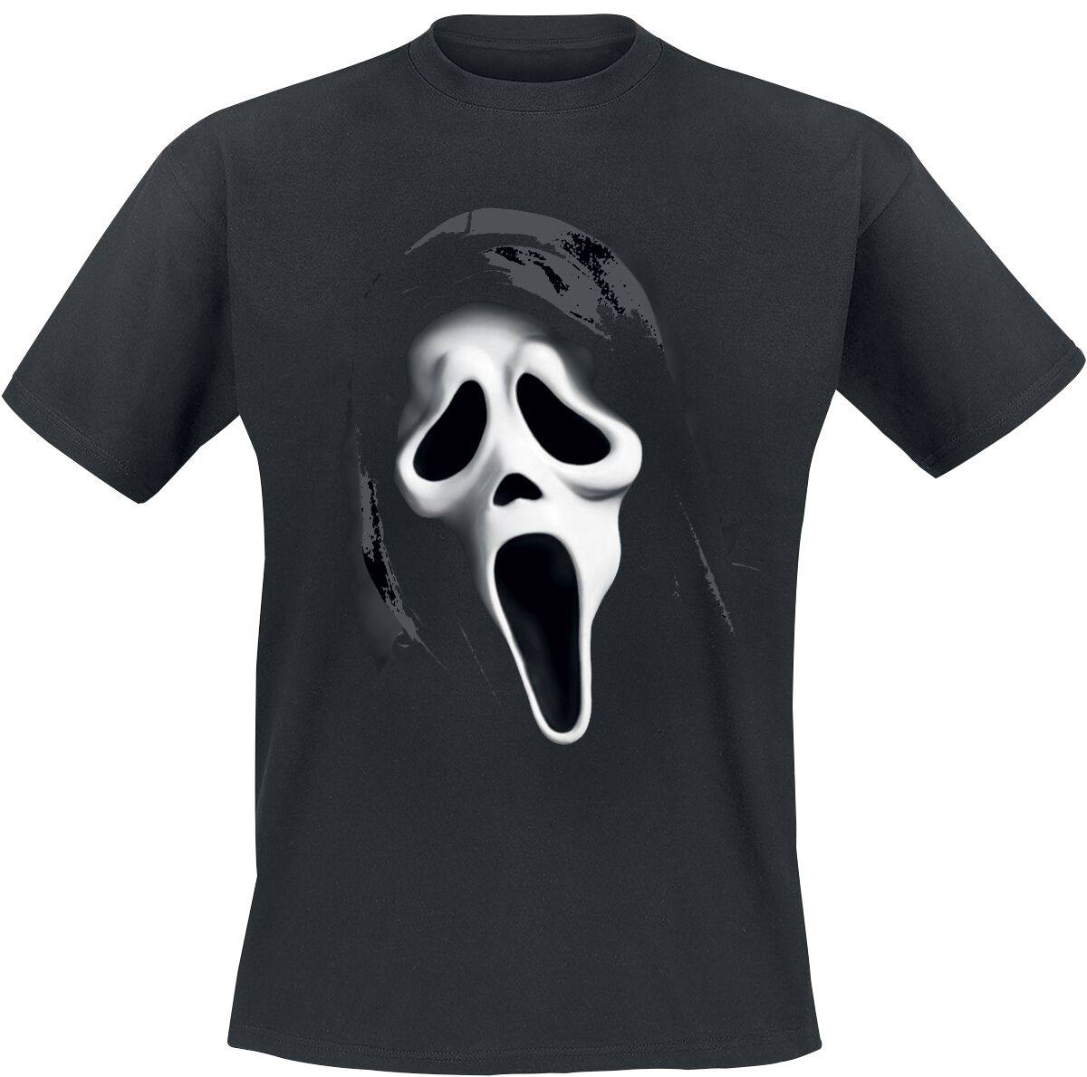 5055917641957 - Ghostface - Angled Mask T-Shirt schwarz in L 5055917641957 - Ghostface - Angled Mask T-Shirt schwarz in L