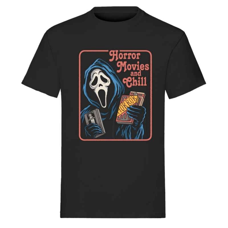 5055917644767 - Ghostface - Horror Movie And Chill T-Shirt schwarz in XXL