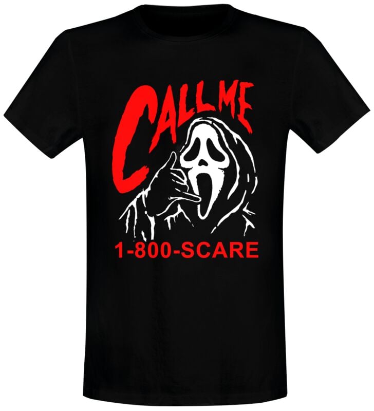 5055917650256 - Ghostface - Call Me Scare T-Shirt schwarz in XXL