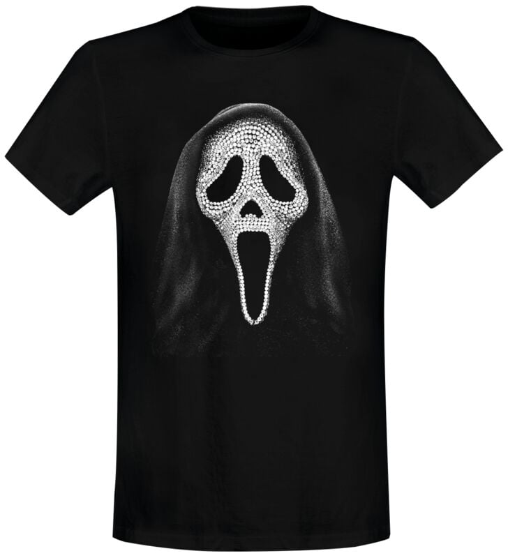 5055917650270 - Ghostface - Bling T-Shirt schwarz in S 5055917650270 - Ghostface - Bling T-Shirt schwarz in S