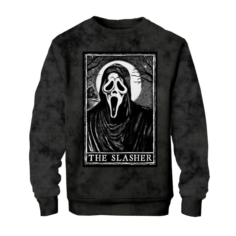 5055917650768 - Ghostface - Jacquard Patch Sweatshirt schwarz in 3XL 5055917650768 - Ghostface - Jacquard Patch Sweatshirt schwarz in 3XL
