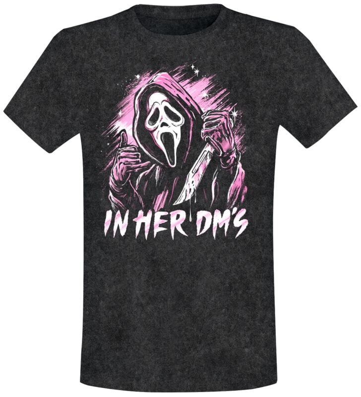 5055917651048 - Ghostface - In Her Dms T-Shirt schwarz in XXL 5055917651048 - Ghostface - In Her Dms T-Shirt schwarz in XXL
