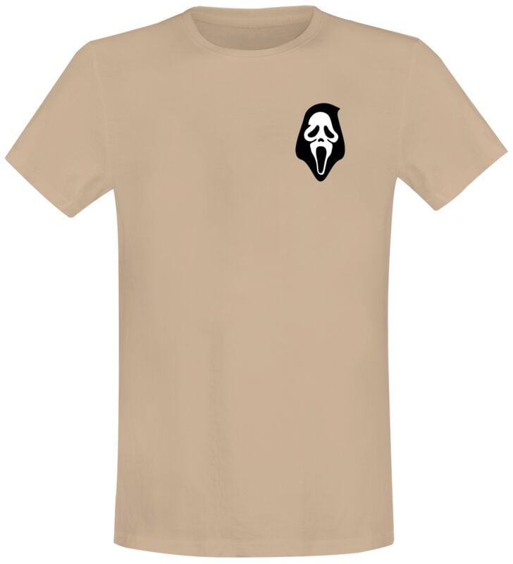 5055917651604 - Ghostface Retro T-Shirt braun in M