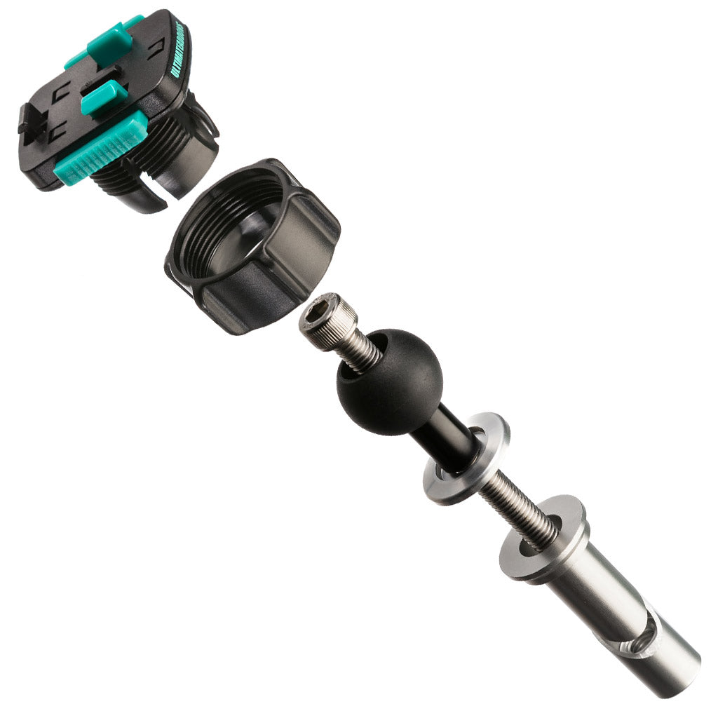 5055954783566 - Ultimate Addons Motorrad-Kugelkopfhalterung mit 1-Kugel + 3-Zacken-Adapter 133 - 147mm