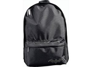 5055964705954 - Batman Rucksack schwarz mit Batman-Metallabzeichen