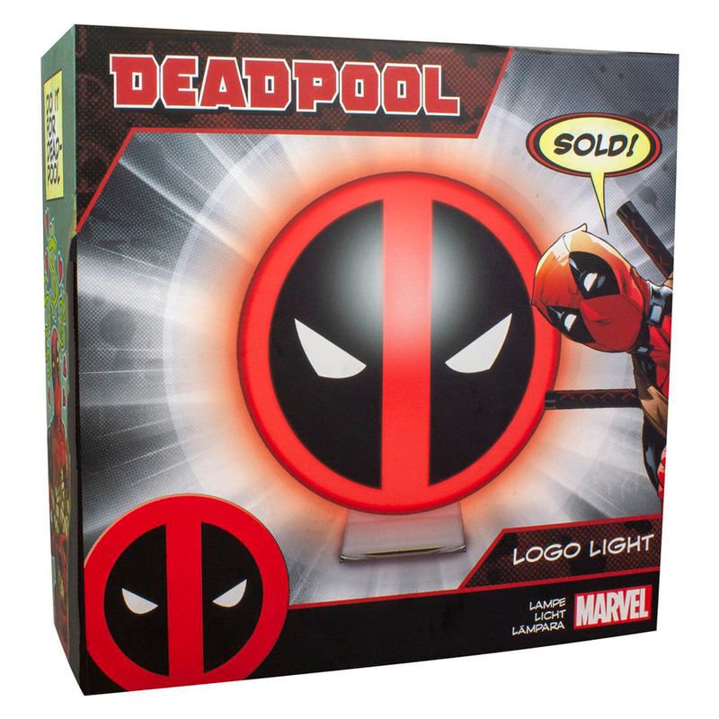 5055964726539 - Paladone - Deadpool Logo Light V2 - Leuchten
