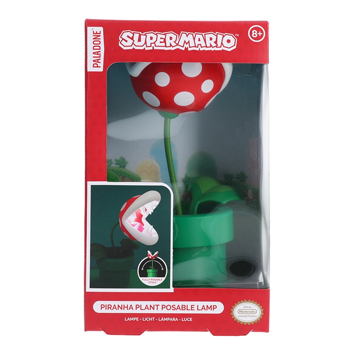 5055964758530 - Kinderlampe Paladone Mini Piranha Plant Posable V2