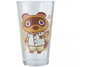 5055964772147 - Animal Crossing Glas transparent bedruckt 100 % Glas in Geschenkverpackung ca 400 ml