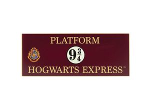 5055964775797 - Paladone - Harry Potter Hogwarts Express Logo led Lampe Platform 9 3 4 rot gelb aus Kunststoff in Geschenkverpackung