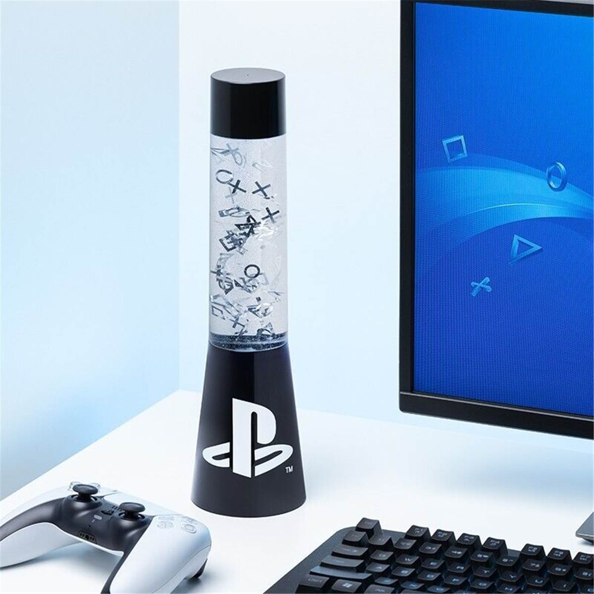 5055964794248 - Paladone - PlayStation Plastic Flow Lamp 33cm - Leuchten -