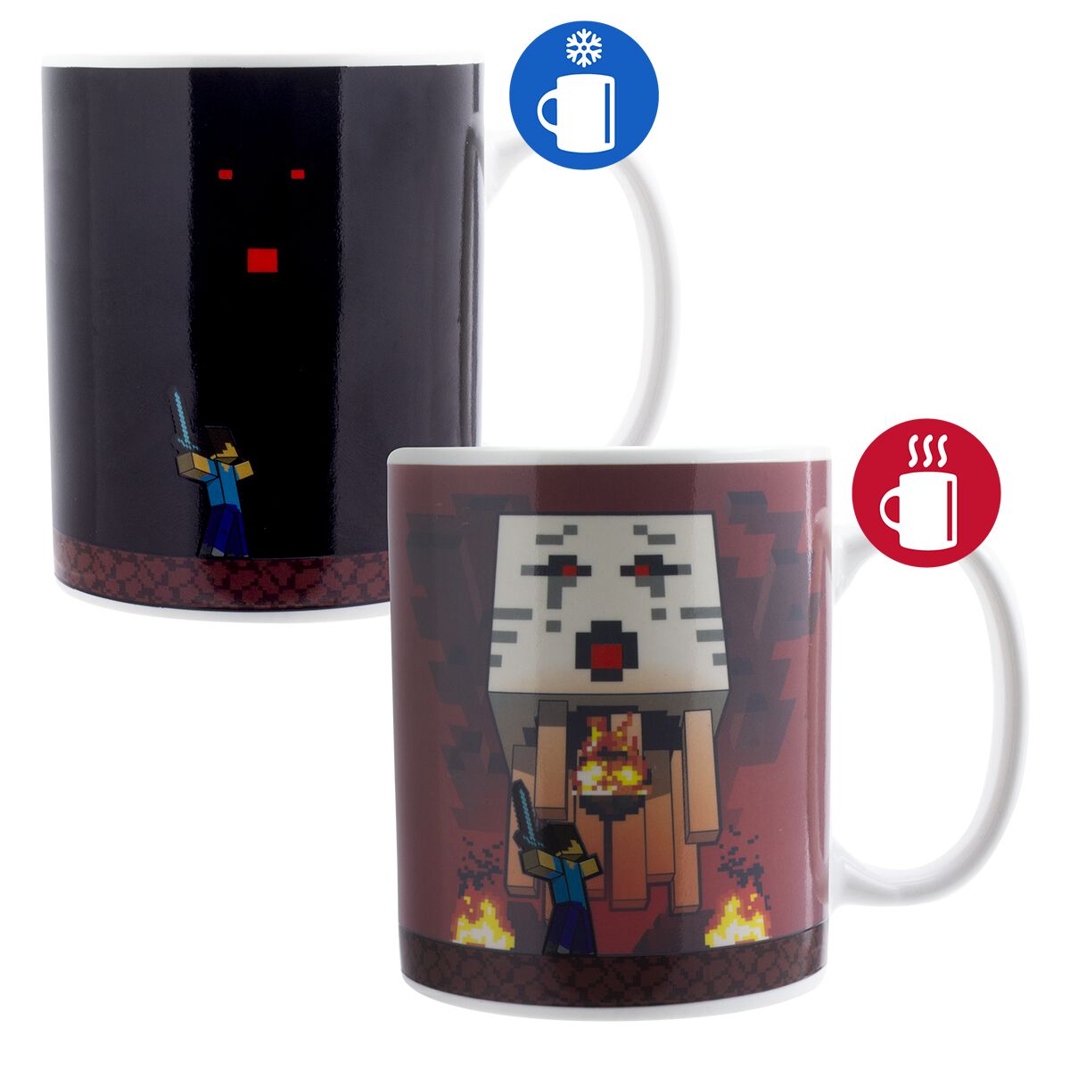5055964799496 - Paladone - Minecraft Nether Heat Change Mug - Becher 5055964799496 - Paladone - Minecraft Nether Heat Change Mug - Becher