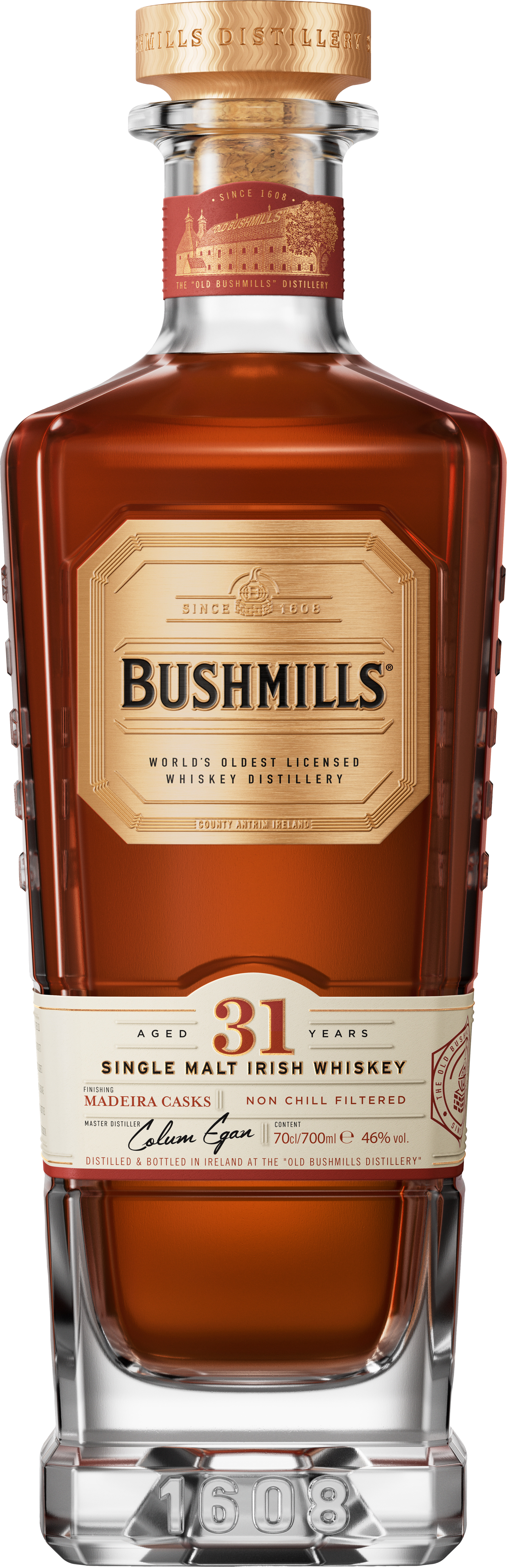 5055966820259 - Bushmills 31 Years Old Single Malt Irish Whiskey in Geschenkverpackung