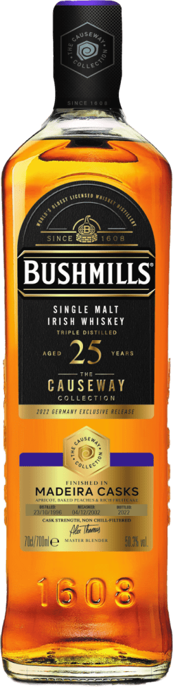 5055966830487 - Bushmills »Causeway Collection« Madeira Cask 25 Years Single Malt Irish Whiskey