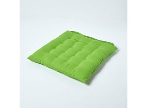 5055967411883 - Stuhlkissen apfelgrün einzeln - Grün - Homescapes