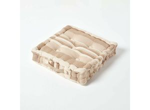 5055967422285 - Sitzkissen Stuhlkissen Morocco beige - Beige - Homescapes