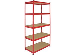 5055986100874 - Monster Racking Z-Rax Garagenregal Werkstattregal Steckregal Lagerregal Industrieregal Stahlregal Metallregal 100 % Schraubenfrei 90cm x 45cm x 183 cm