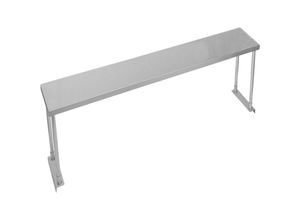 5055986118916 - Monster Shop - KuKoo Gastronomie Edelstahl Aufsatzbord Aufsatzboard Edelstahl Regal - Silber