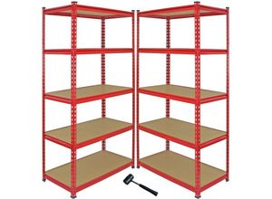 5055986124375 - Monster Shop - Monster Racking Sparangebot 1 x Z-Rax 90cm Eckregal + 2 x Z-Rax 90cm Lagerregal Garagenregal Stahlregal Industrieregal Werkstattregal