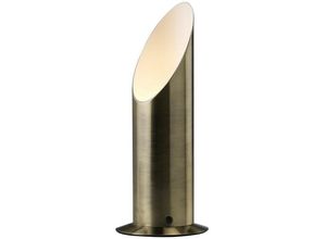 5056004200088 - Inspired Lighting - Inspired Deco - Indio - Tischlampen-Uplighter mit Inline-Schalter GU10 Antikmessing