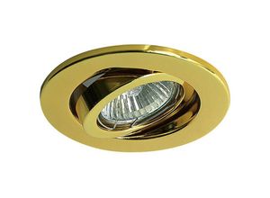 5056004200330 - Inspired Lighting - Inspired Deco - Hudson - GU10 Einstellbares Einbaudownlight Gold (Lampe nicht im Lieferumfang enthalten)