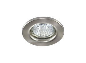 5056004200378 - Inspired Lighting - Inspired Deco - Hudson - GU10 Fixed Recessed Downlight Satin Nickel (Glühlampe nicht im Lieferumfang enthalten)