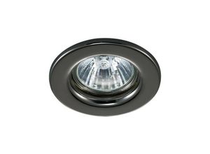 5056004200385 - Inspired Lighting - Inspired Deco - Hudson - GU10 Fixed Einbau Downlight Schwarz Chrom (Lampe nicht im Lieferumfang enthalten)