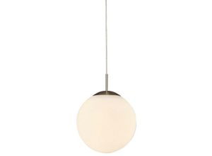 5056004201221 - Inspired Lighting - Inspired Deco - Miranda - Small Globe Deckenanhänger 1 Light E27 Mattweißglas