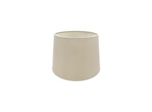 5056004203010 - Inspired Lighting - Inspired Deco - Sutton - Dual Mount Round Empire 240 300 x 200 mm Dual Faux Silk Fabric Shade Nude Beige Mondschein