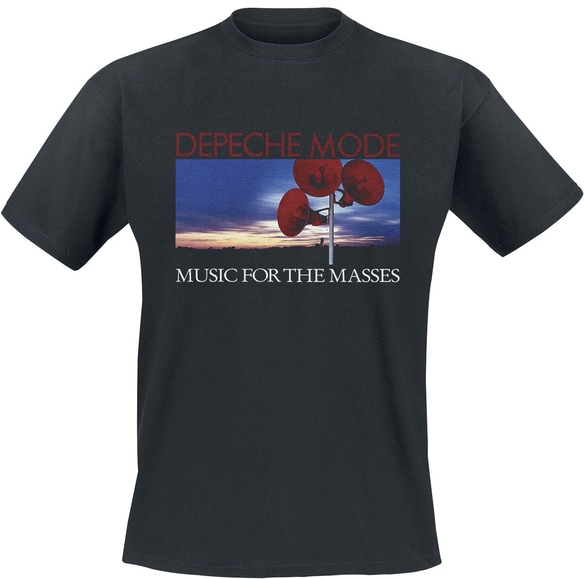 5056012071380 - Music for the masses T-Shirt schwarz in S 5056012071380 - Music for the masses T-Shirt schwarz in S