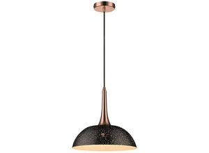 5056013614982 - Spring Lighting - 1 Light Dome Deckenanhänger Schwarz Kupfer E27 5056013614982 - Spring Lighting - 1 Light Dome Deckenanhänger Schwarz Kupfer E27