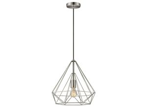 5056013615460 - Spring Lighting - 1 Lichtdraht Kleine Decke Anhänger Satin Nickel E27