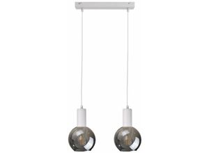 5056013664079 - 1235 Supra Bar Pendelleuchte Weiß 50cm 2x E27 - Keter Lighting