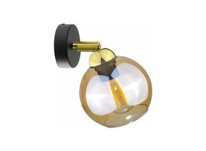 5056013664468 - Keter Lighting - 2014 Thea Dome Wandleuchte Gold 15cm 1x E27